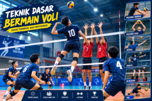 Teknik Dasar Bermain Voli